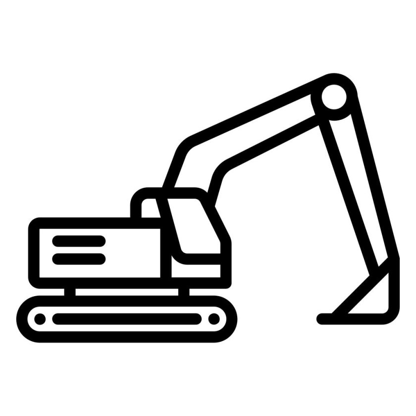 Экскаватор значок