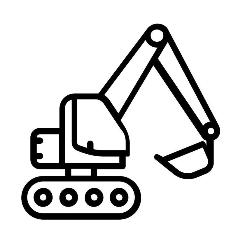 Экскаватор значок