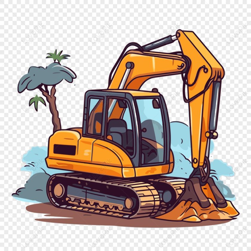 Экскаватор вектор