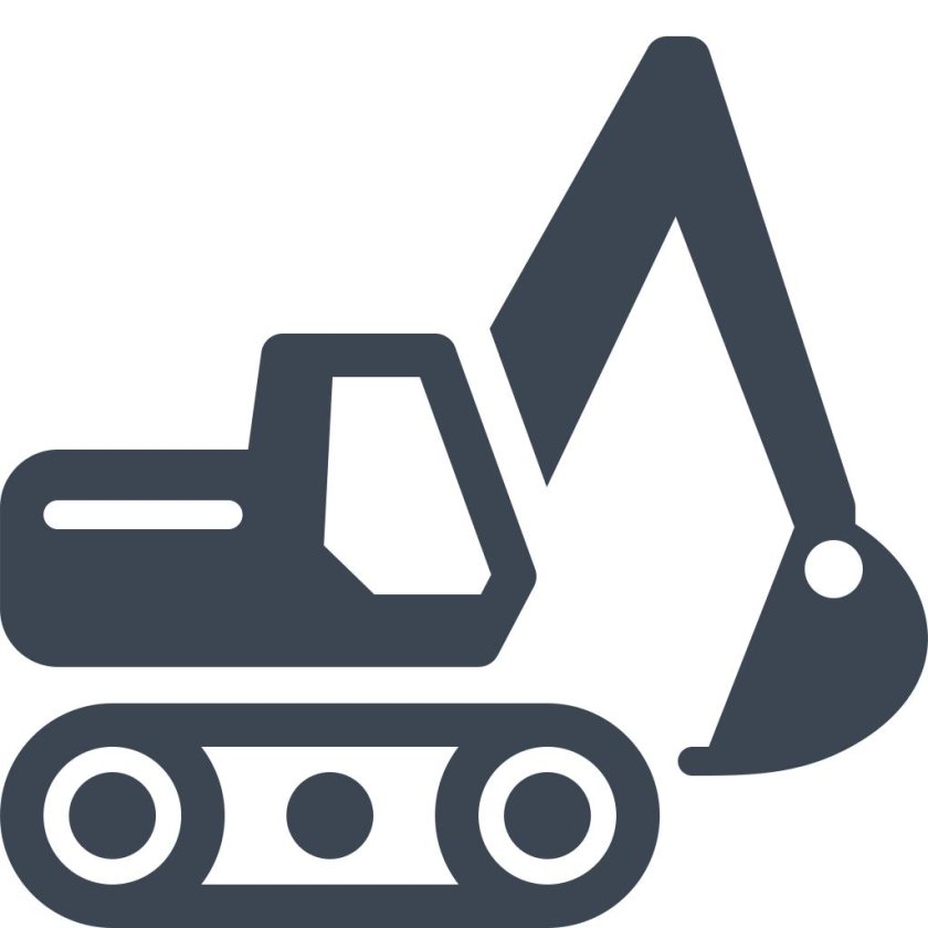 Экскаватор значок