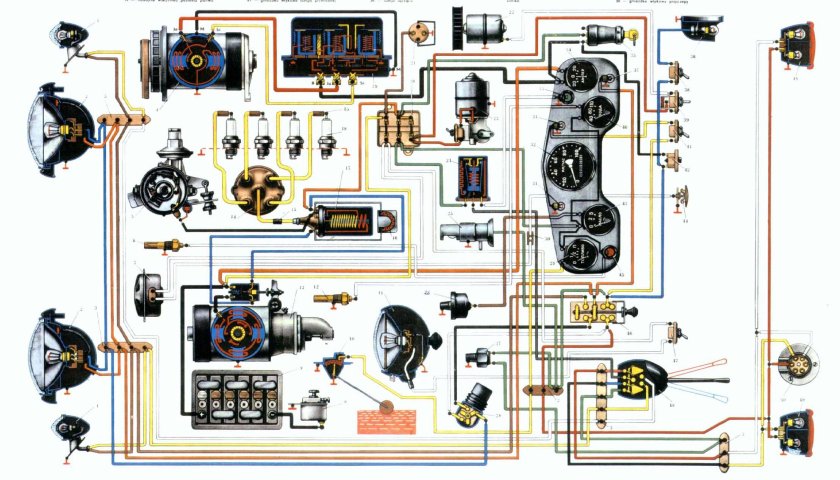 Электрооборудование ГАЗ 69 схема электрооборудования