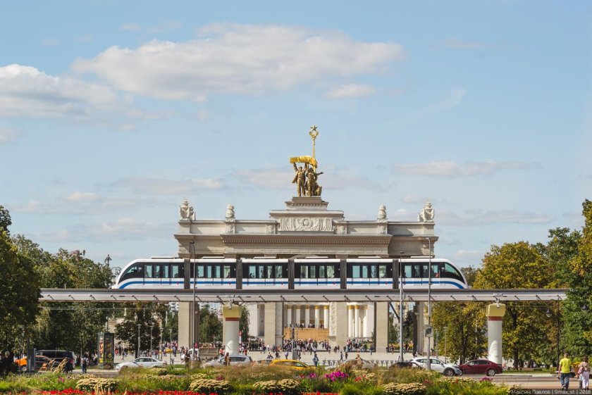 ВДНХ Останкино монорельс