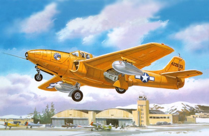 Самолет Белл р-59 "Эйркомет"