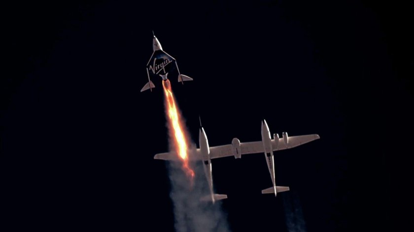 Virgin galactic полет