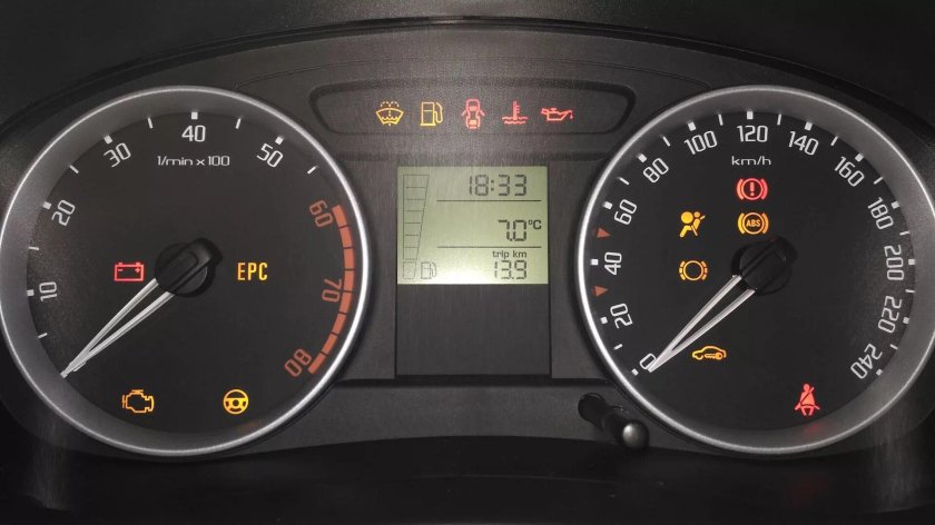 Приборная панель Шкода Фабия 2