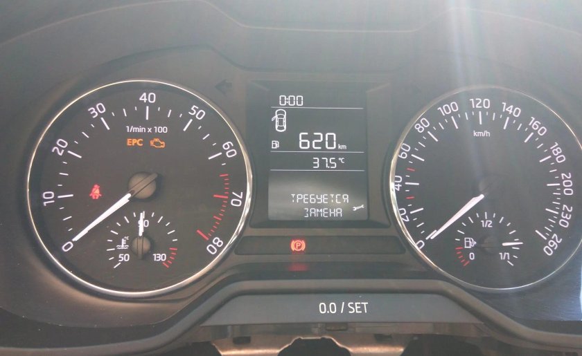 Приборная панель Шкода Октавия а5