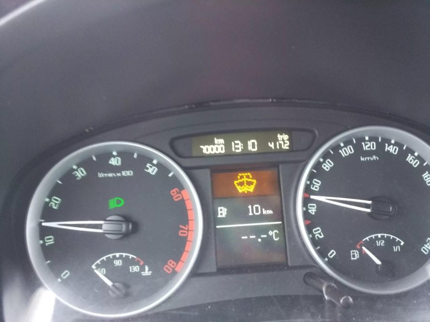 Индикаторы приборной панели Шкода Фабия 2