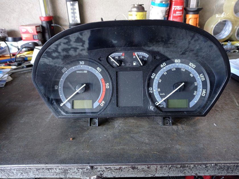 Фабия панель приборов