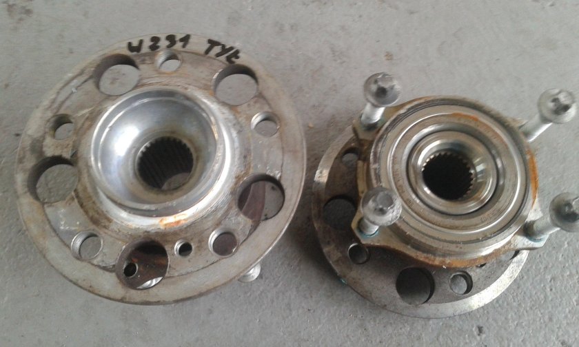 Задняя ступица w211