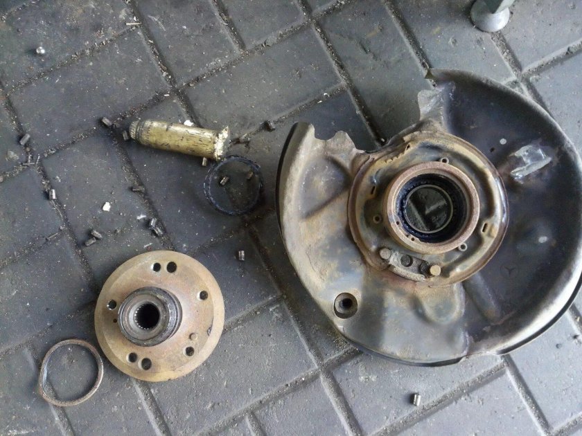 Замена переднего ступичного подшипника