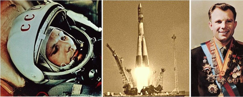 Юрий Гагарин 1961 Восток