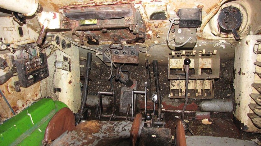Т-34 внутри танка