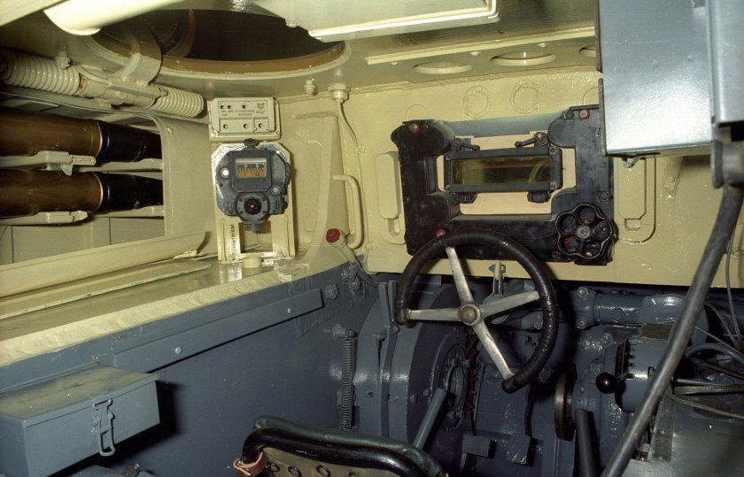 Танк Королевский тигр изнутри