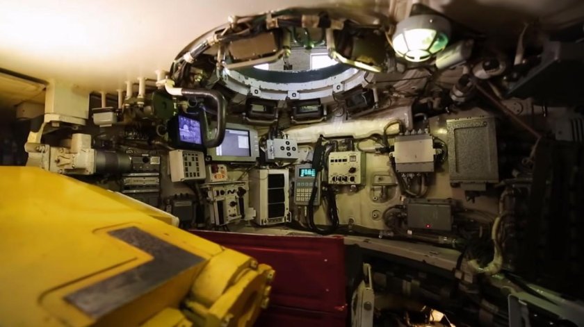 Внутри танка т-90