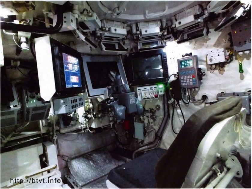 В нутри танка т14 Армата