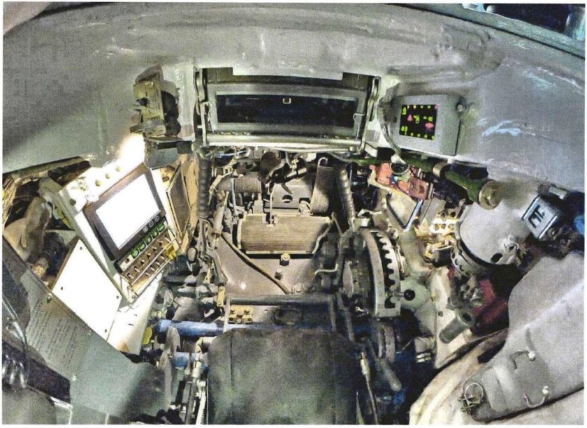 Внутри танка т-90