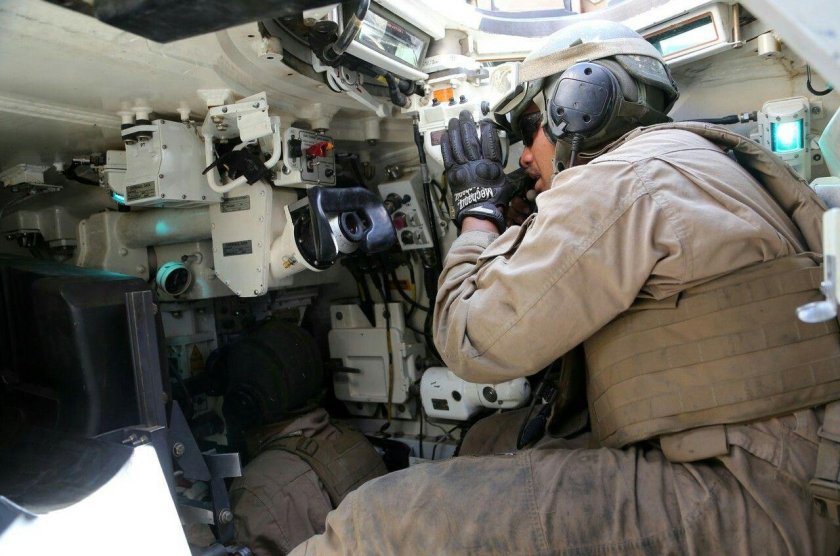 Внутри танка m1 Abrams