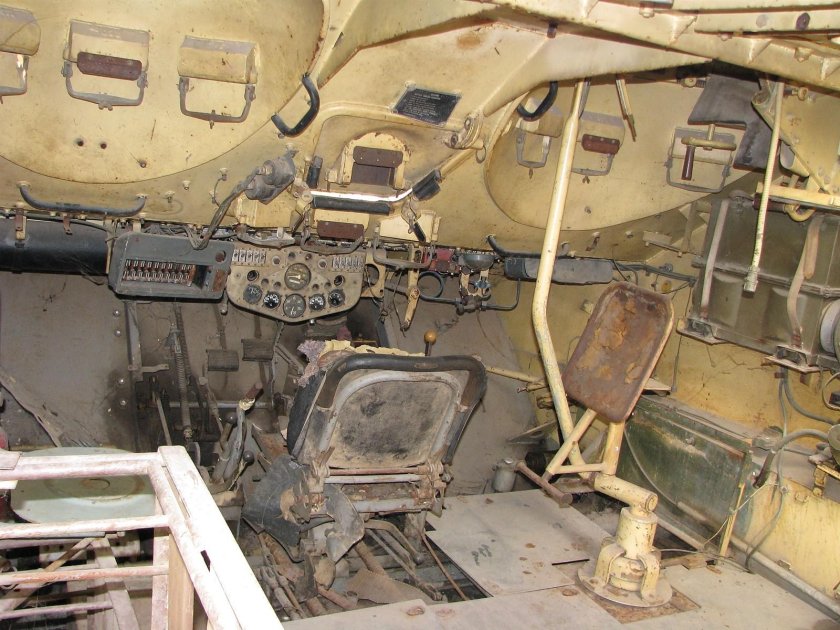 ИС-2 внутри танка