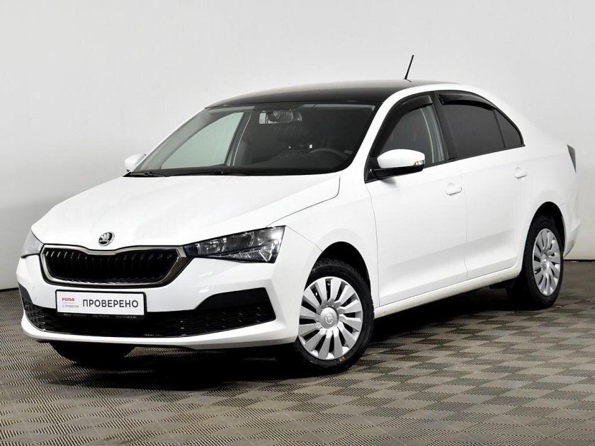 Skoda Rapid 2020 белая