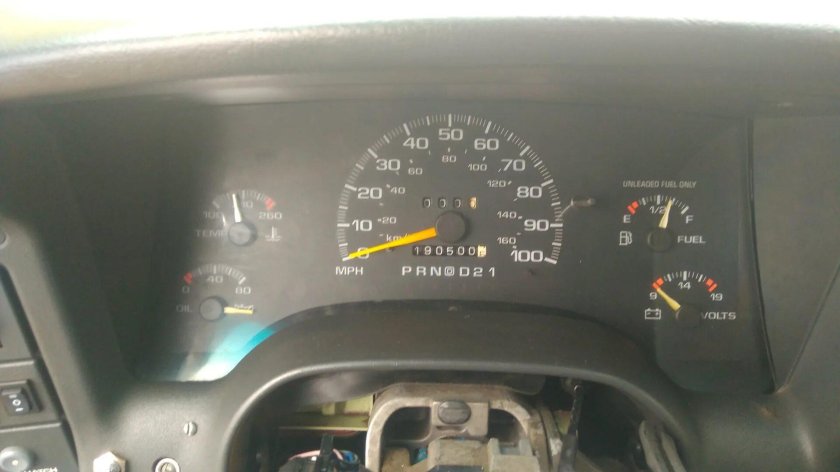 Приборная панель Chevrolet Blazer