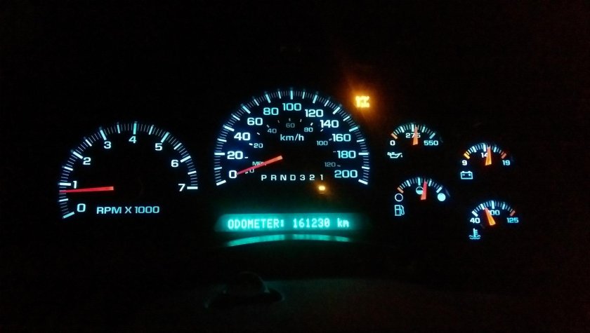 Пересвет панели приборов trailblazer 2005