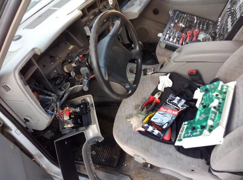 Приборная панель Шевроле блейзер