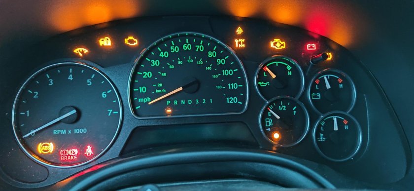 Приборная панель trailblazer 1