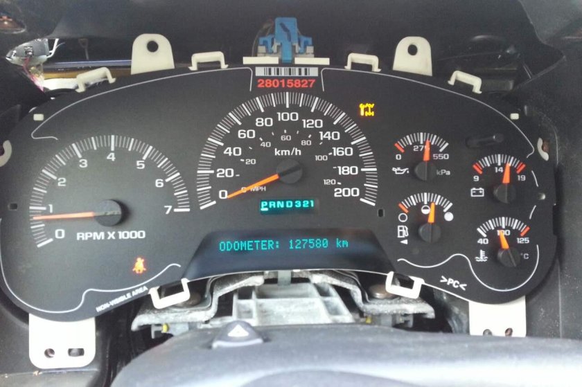 Приборная панель Трейлблейзер