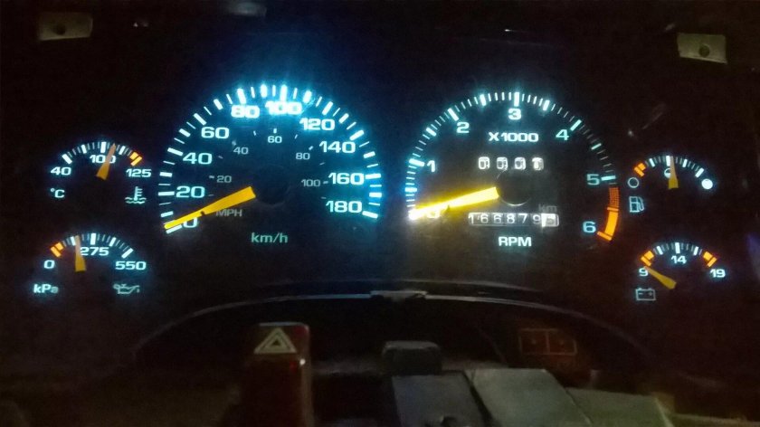 Приборка Шевроле блейзер 2.2