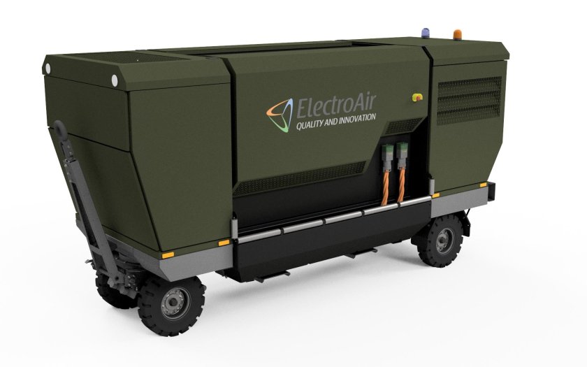 Аэродромный передвижной электроагрегат