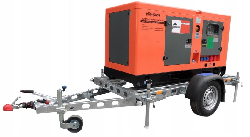 Передвижной Генератор дизельный 50 КВТ