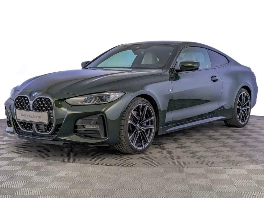 Бмв 4 купе 2021 зеленая