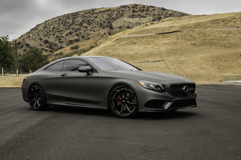 Мерседес s63 матовый черный