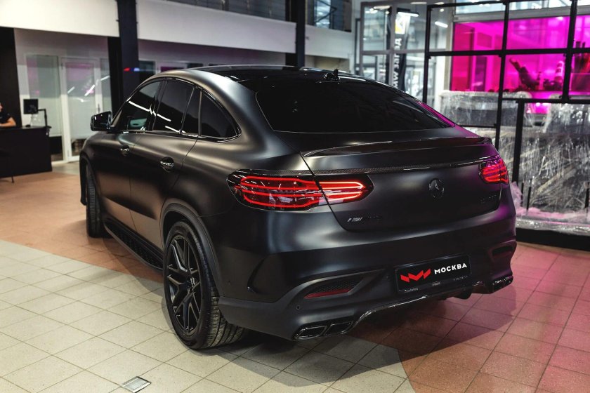 Мерседес GLE 63 Coupe AMG черный матовый