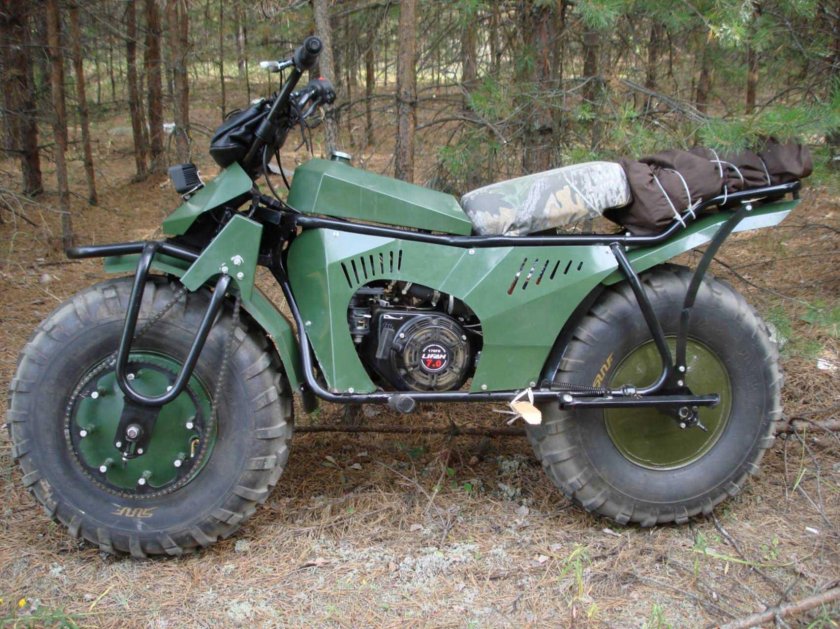 Полноприводный мотоцикл Тарусь 2х2