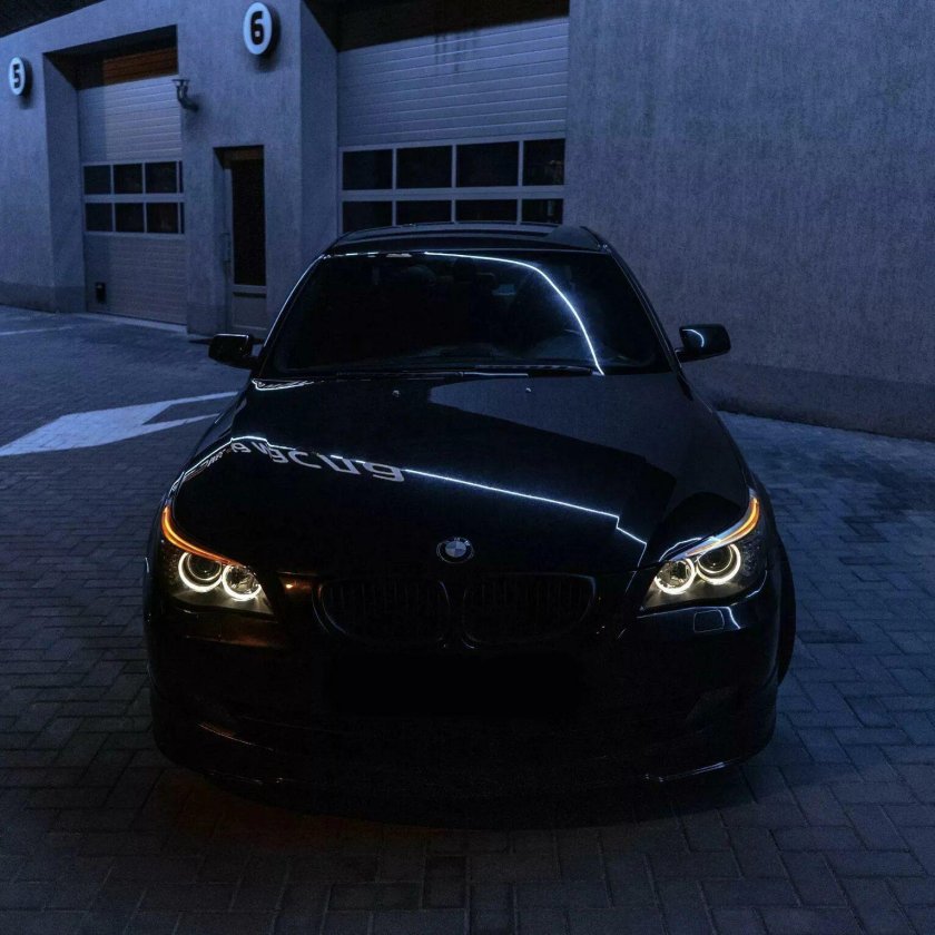 Бмв 5 е60 черная