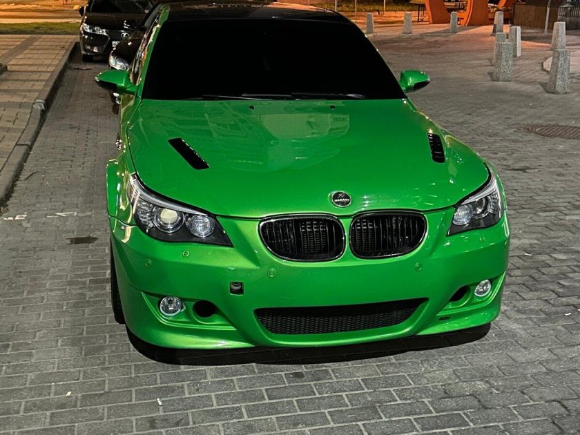 Бмв м5 е60 зеленая