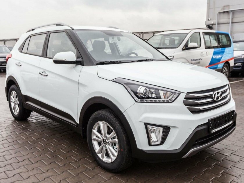 Хендай Крета белая