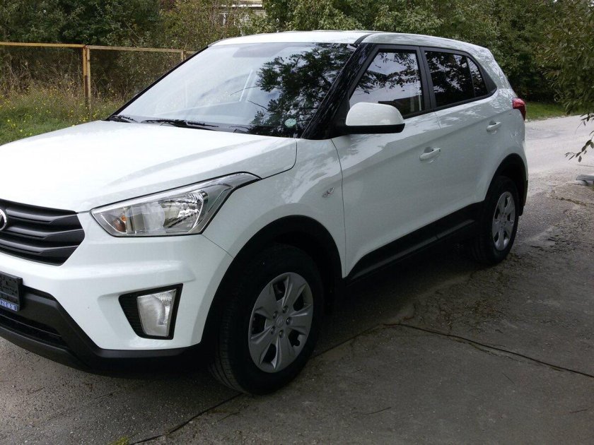 Хендай Крета 2017 белый