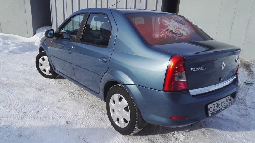 Renault Logan 2010 синий