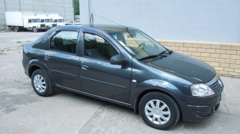 Рено Логан 2010 серый