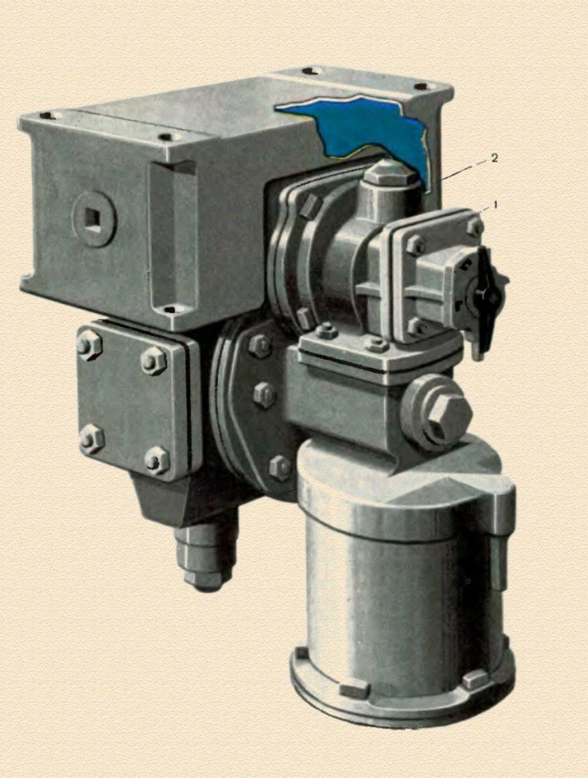 Магистральная часть воздухораспределителя грузового вагона