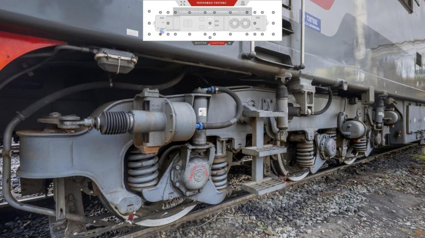 Тележка тепловоза тэп70