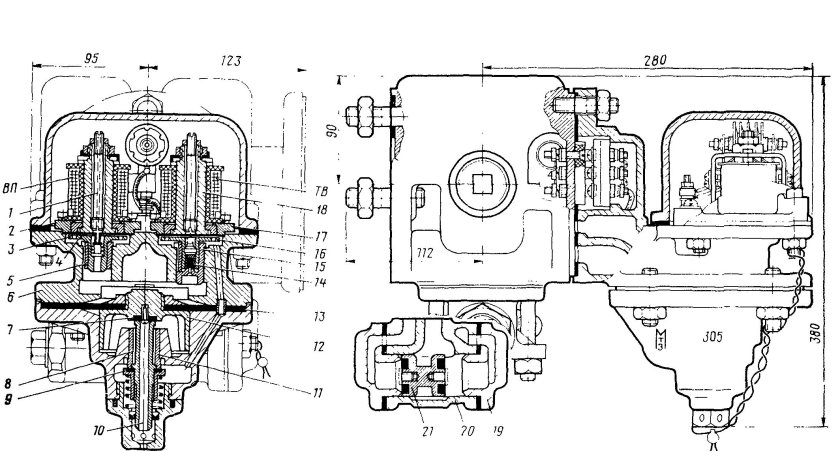 Воздухораспределитель ЭВР 305