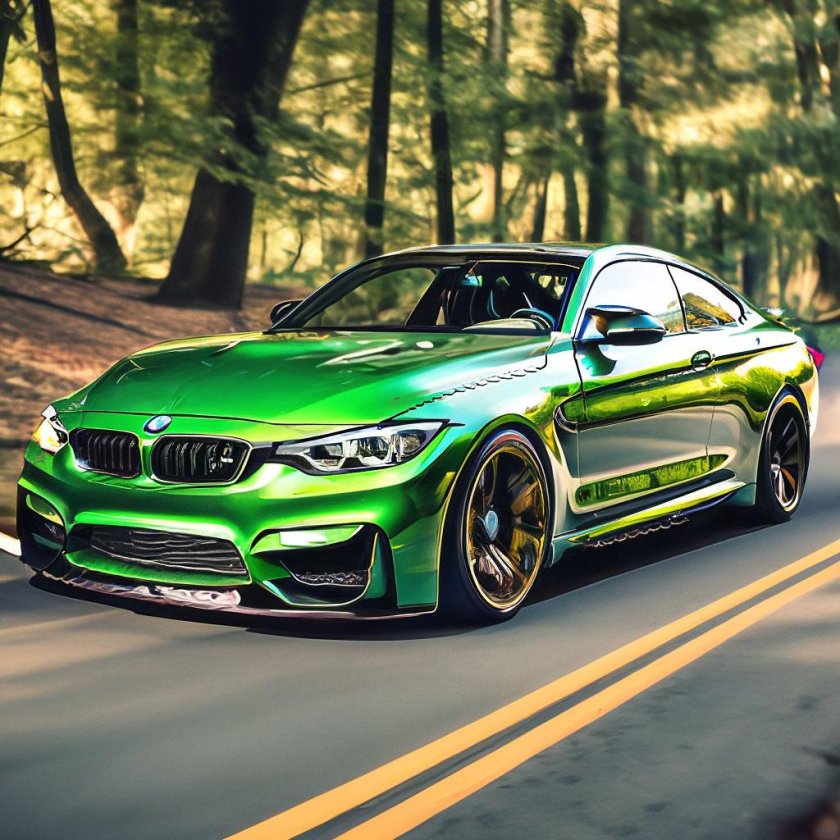 Bmw m 4 green