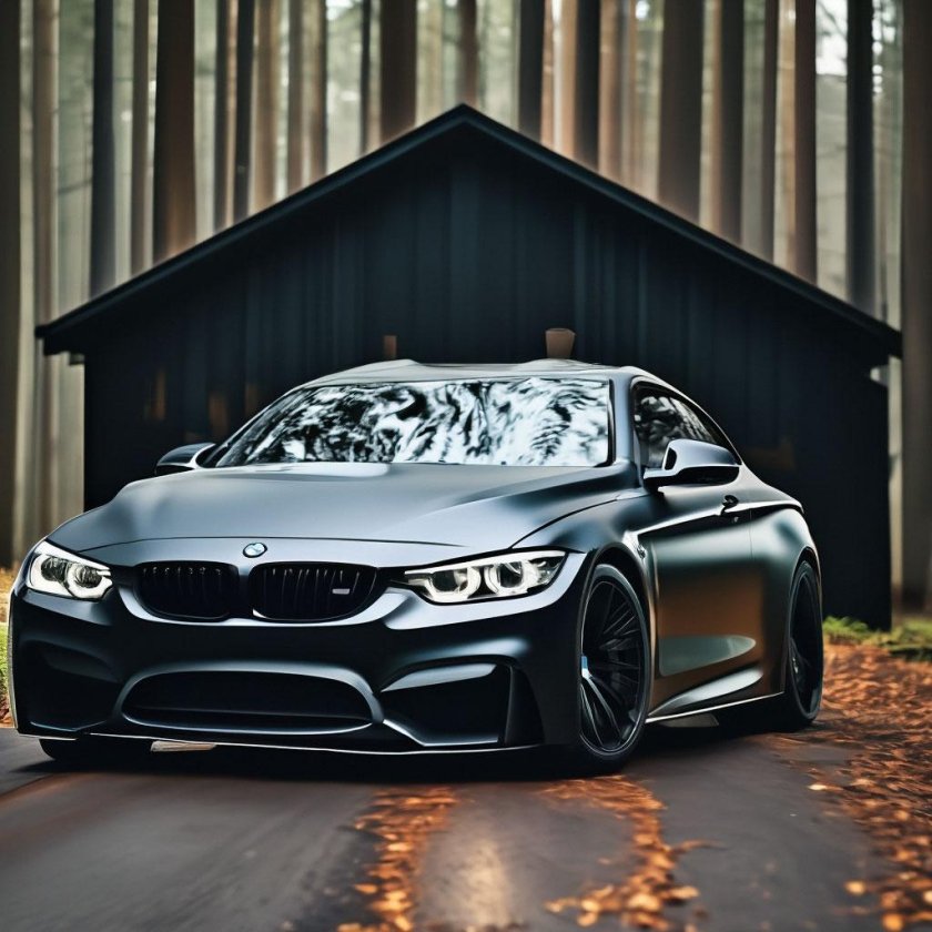 Bmw m 4 черная