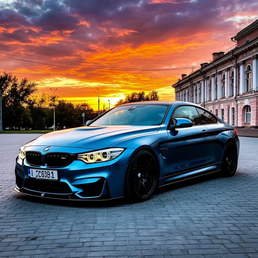 Bmw m 4 blue