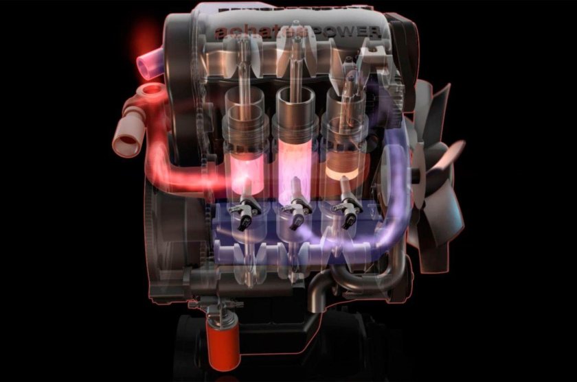 Дизельный двигатель внутреннего сгорания