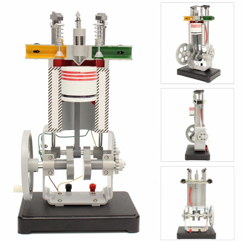 Модель четырехтактного двигателя