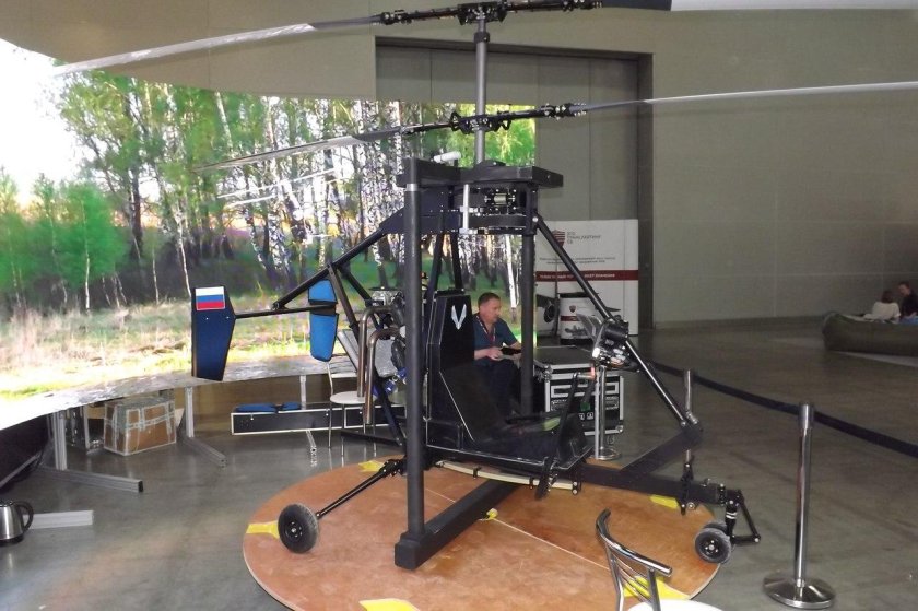 Соосный вертолет микрон